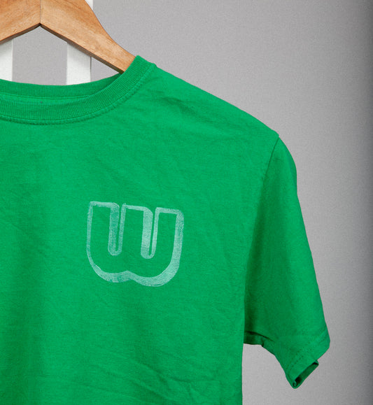 TEE_SHIRT uni vert manches courtes W