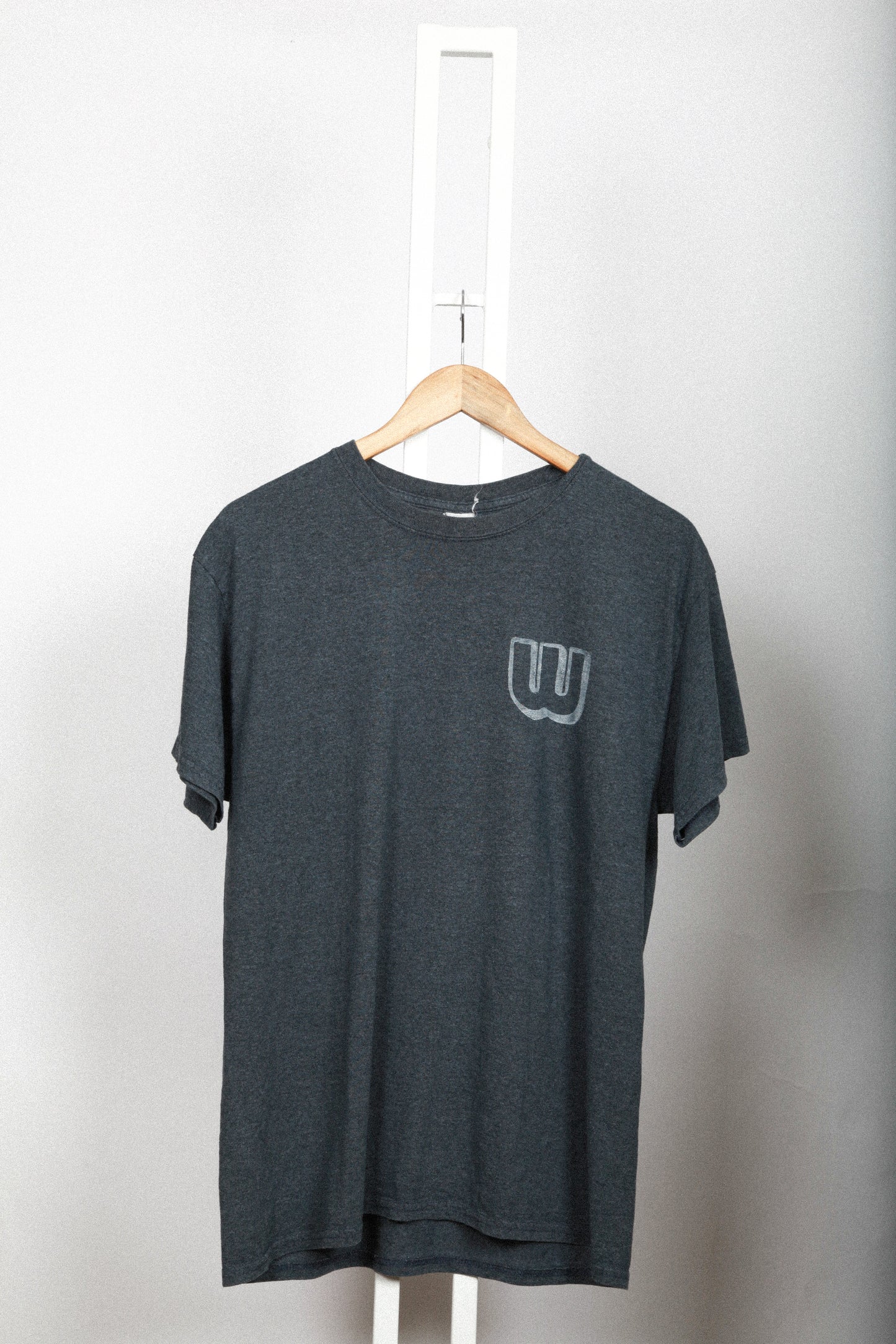 TEE_SHIRT uni gris manches courtes W