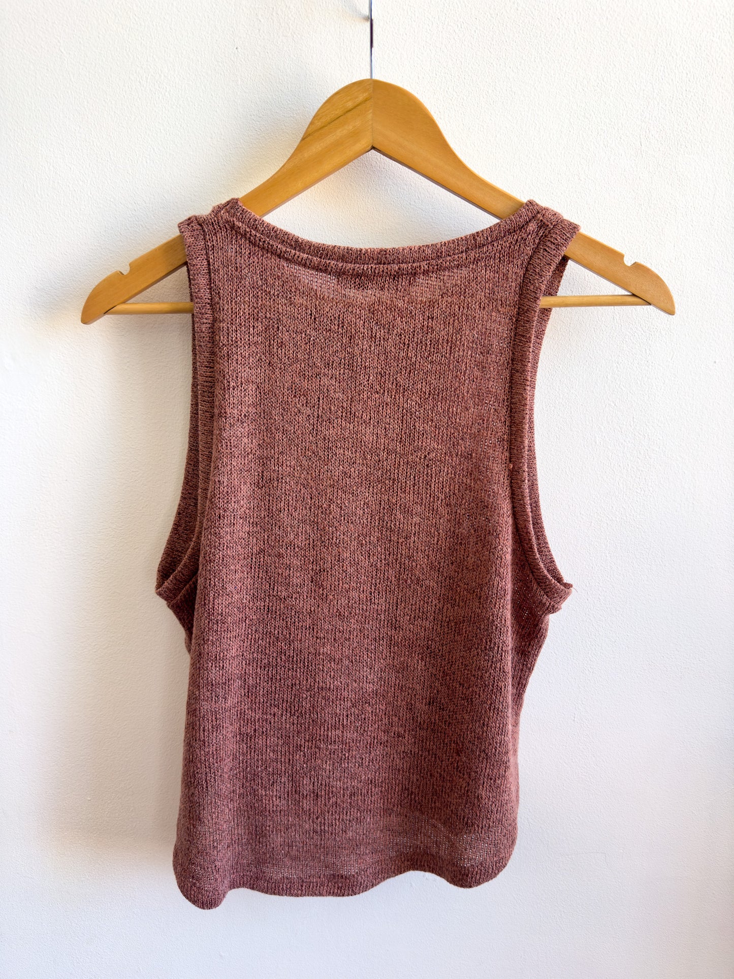 Top maille rouge pull and bear