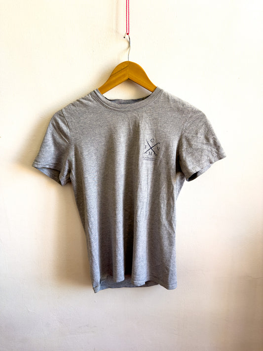 Tee-shirt gris sérigraphié