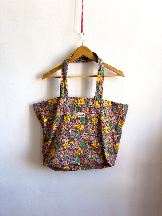 Tote bag ROXY fleurs